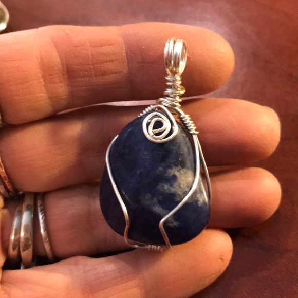 Rusty Lark Jewelry - Host PickBlue Lapis Lazuli and Silver Pendant. NWT